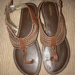 Brown sandals